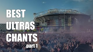 WORLDS BEST ULTRAS CHANTS With Lyrics amp Translation ENFRES Part 1 [upl. by Yesdnil]