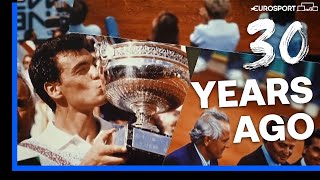 Historical Match  Sergi Bruguera vs Roland Garros  The Power of Memories  Eurosport [upl. by Alleber]