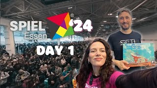 Essen Spiel 24  Day 1 VLOG [upl. by Akoyin]