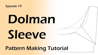 How to draft all Designs of Dolman Sleeve for Dresses or Top  How to cut Dolman Sleeve [upl. by Veronica]