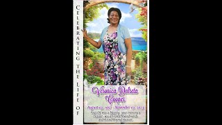 CELEBRATING THE LIFE OF VERONICA DELRETA COOPER  SATURDAY DECEMBER 9 2023 [upl. by Ena]