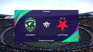 Ludogorets vs Slavia Praha 25092024 UEFA Europa League PES 2021 [upl. by Noyek436]