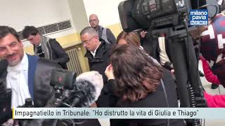 Impagnatiello in Tribunale “Ho distrutto la vita di Giulia e Thiago” [upl. by Ahsiliw]