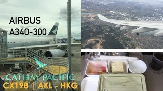 Cathay Pacific CX198  Flying from Auckland to Hong Kong [upl. by Machos]