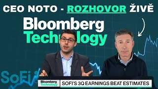 SoFi  CEO ANTHONY NOTO exkluzivně v ROZHOVORU pro Bloomberg Tv Budou NOVÍ KLIENTI TECH SEKTORU [upl. by Falk]