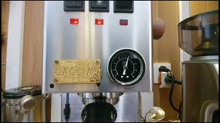 Gaggia Classic Pro Brewing 691011 bars Pressure Comparison [upl. by Roi]