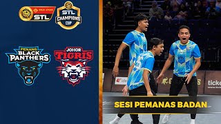 WARM UP Champions Cup  Penang Black Panthers vs Johor Tigris  Emas Anuar STL 202223 [upl. by Yr457]