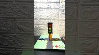 Traffic signal Working model project  How to make easy science project  Traffic signal working [upl. by Allcot]