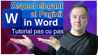 Aspect elegant al paginii in Word  Sectiuni Antet Subsol Numar Pagini  tutorial pas cu pas [upl. by Notsek]