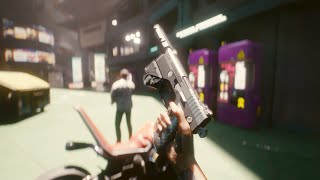 Cyberpunk 2077 Pistol Stealth but EXTREMELY Aggressive [upl. by Merta584]