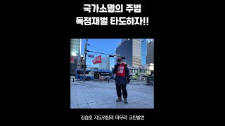 국가소멸의 주범 독점재벌 타도하자 [upl. by Nigel]