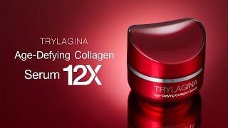 TRYLAGINA AgeDefying Collagen Serum 12X [upl. by Ebonee]