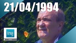 20h Antenne 2 du 21 avril 1994  Mort de Jean Carmet  Archive INA [upl. by Donielle]