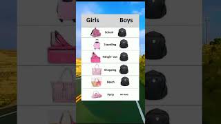 Boys bags🤣😅😂funny shortvideos memes like [upl. by Terrye339]