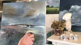 LEARN TO PAINT A SEASCAPE IN ACRYLIC BE THE ARTIST YOU ALWAYS WANTED TO BE [upl. by Yirinec]