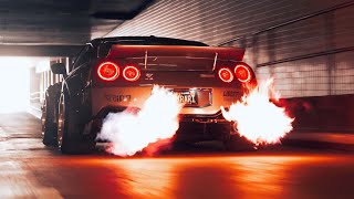 Flame Spitting R35 GTR in 4K [upl. by Atteloj14]