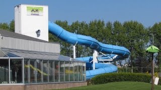 Waterglijbaan Zwembad de Fakkel Ridderkerk Onslide [upl. by Relyks]