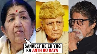 Khayyam Sahab Passes Away Bollywood REACTS Amitabh Bachchan Lata Mangeshkar Narendra Modi [upl. by Nuawd]