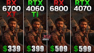 RX 6700 XT vs RTX 4060 Ti vs RX 6800 vs RTX 4070 Tested in 15 games [upl. by Dionne]