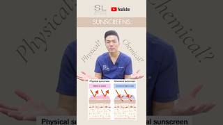 Physical VS Chemical Sunscreen shorts doctor sunscreen sunburn sundamage skincare skin uv [upl. by Nuahsyt]