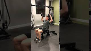 Seated Dumbbell Shoulder Press [upl. by Watts]