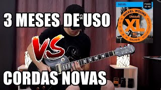 CORDAS DADDARIO XL 1046  VELHAS vs NOVAS [upl. by Schug]