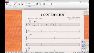 Make a great lead sheet with Sibelius also with the free First version [upl. by Enirak]