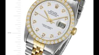 Rolex Datejust in 18k diamond bezel Ref 16233 Buy Sell Consign [upl. by Jezrdna378]