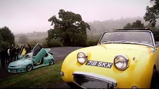 Classic vs New in the Hill Climb CHALLENGE  Top Gear [upl. by Furnary]