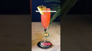 Wickey Vlogs  Hawaiian Mimosa Cocktail foryou shorts cocktail mixology champagne hawaiian [upl. by Nele535]