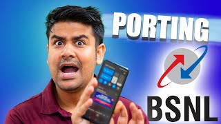 Porting My Jio to BSNL Live  How to Port Sim [upl. by Ferne832]