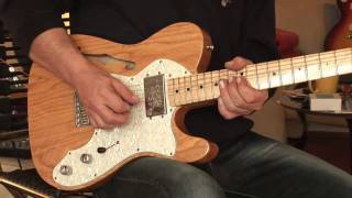 Fender Telecaster Thinline Mexico [upl. by Adlez]