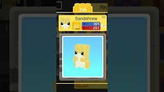 Evolving My Sandshrew Into Sandslash shorts gaming pokemon [upl. by Bartolome]