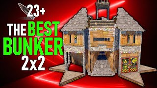 The BEST 2x2 BUNKER SoloDuo  Rust Base Design [upl. by Keffer235]