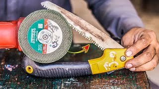 how to sharpen pocket handsaw blade hand saw restoration [upl. by Sprague]