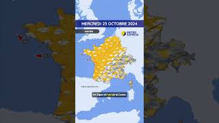 Météo du Mercredi 23 au Vendredi 25 Octobre 2024 [upl. by Acinna]