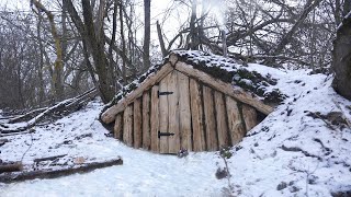 Building complete winter anglers dugout [upl. by Varick743]