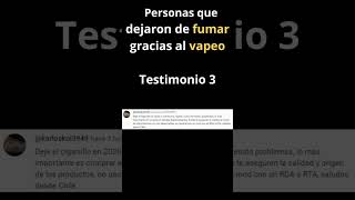 Dejar de fumar Testimonio 3  Consecuencias del vapeo shorts vapeo [upl. by Sinaj]