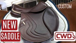 MY NEW CUSTOM SADDLE  Unboxing  Try out  Caspercup [upl. by Suoirad]