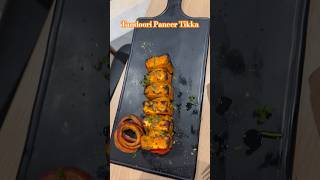 TANDOORI PANEER TIKKA youtubeshorts paneer tikka tandoori vegetarian indianfood shortvideo [upl. by Izogn]