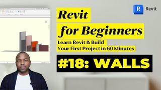 Revit Tutorial for Beginners Part 18 Fundamentals Creating Walls [upl. by Nayr]