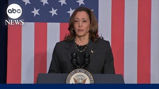 Kamala Harris makes remarks on Trump assassination attempt [upl. by Kaia]