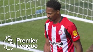 Ethan Pinnocks own goal puts Crystal Palace level against Brentford  Premier League  NBC Sports [upl. by Zealand]