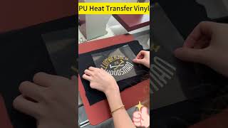 PU Heat Transfer Vinyl  Overlapping Color  Transfer Printing  HTV Vinyl  HTV Film  ASUB® Paper [upl. by Youngran14]