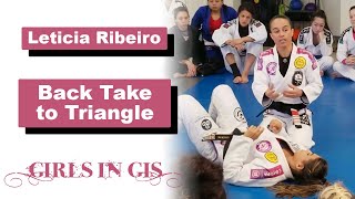 Leticia Ribeiro shows back take to triangle [upl. by Boarer]