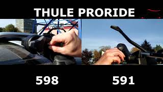 Thule ProRide 591 vs 598 Сравнение двух велокреплений [upl. by Luapnoj]