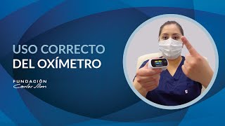 El correcto uso del oxímetro [upl. by Nnitsuj70]