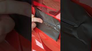 WATCH Transformation Of A Kia Forte Emblem In Matte Black Vinyl Wrap [upl. by Francesco]