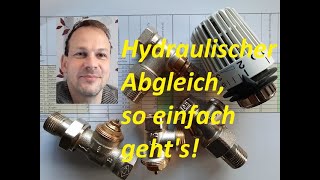 Wie du den hydraulischen Abgleich selbst berechnest durchführst und 3fach Heizenergie sparst [upl. by Ybba]