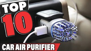 Best Car Air Purifier In 2024  Top 10 Car Air Purifier Review [upl. by Adiesirb]